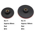 Flocking Sandpaper Sucker Pad M10 M14 M16 Self-adhesion Sanding Disc Backing Power Sander Parts Polishing Suction Cup